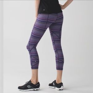 Lululemon Pace Rival Tights Size 6 in Space Dye Twist Ultra Violet Multi GUC